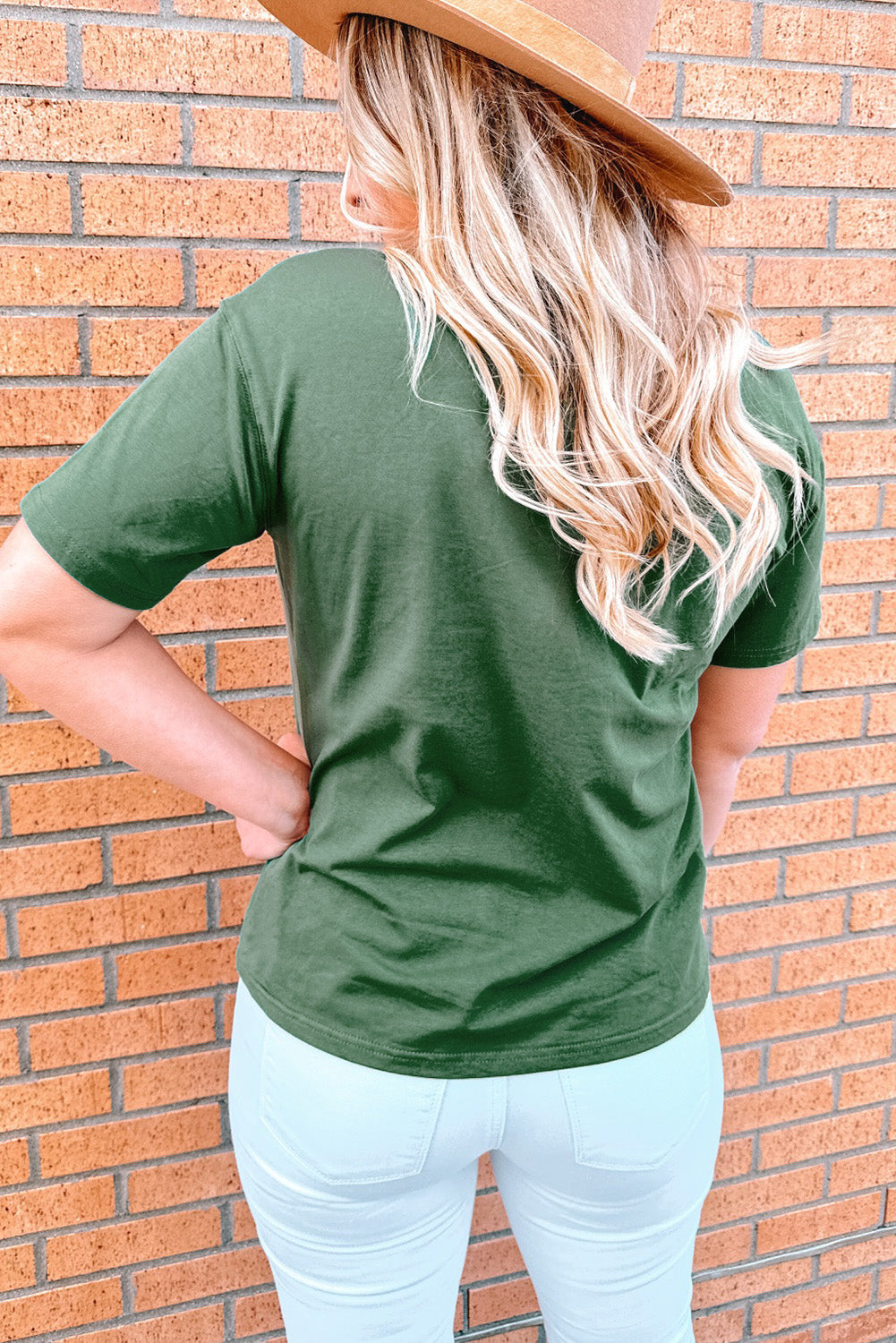 Graphic Round Neck Pocket Tee Graphic Round Neck Pocket Tee